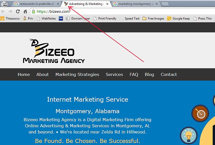 Favicon Design Montgomery AL