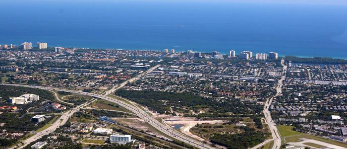 Inbound Marketing in Boca Raton, FL - Aerial Photo of North Boca Raton, Florida