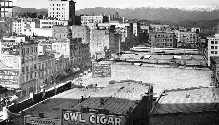 Wall Murals - Panoramic view of Los Angeles, 1907